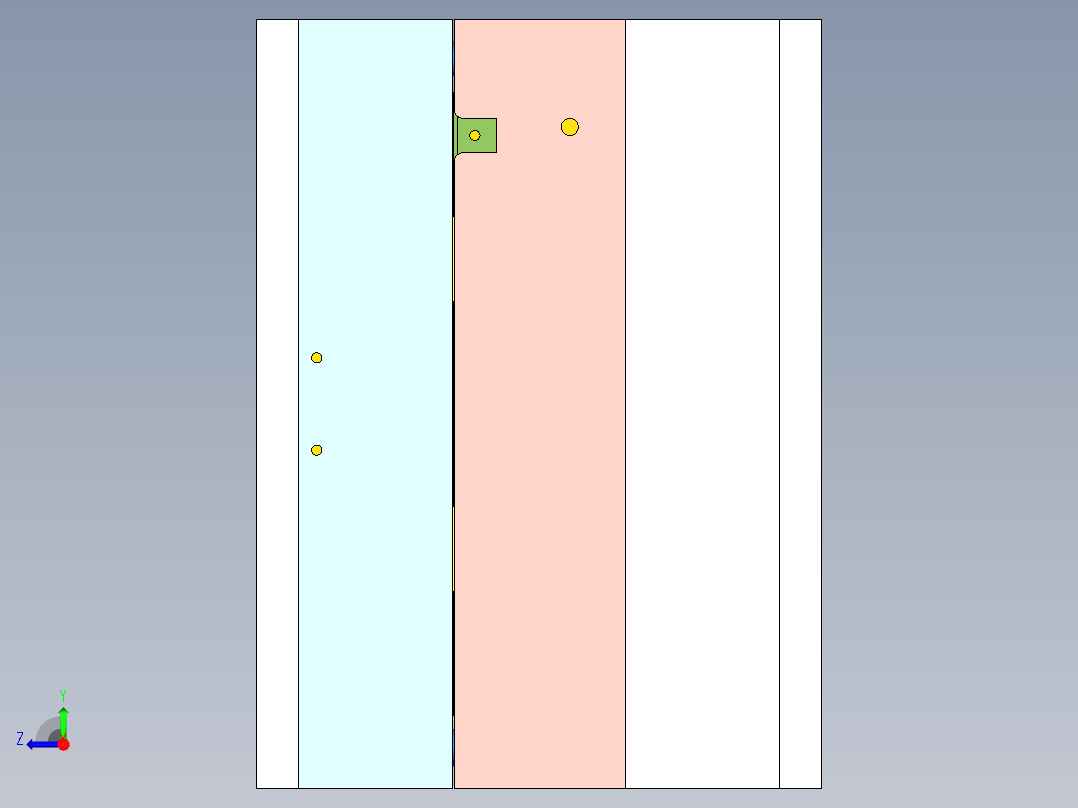塑胶管套（一出多穴）右视图