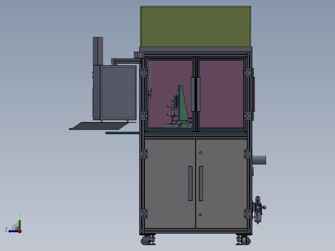 双工位二氧化碳清洗设备右视图