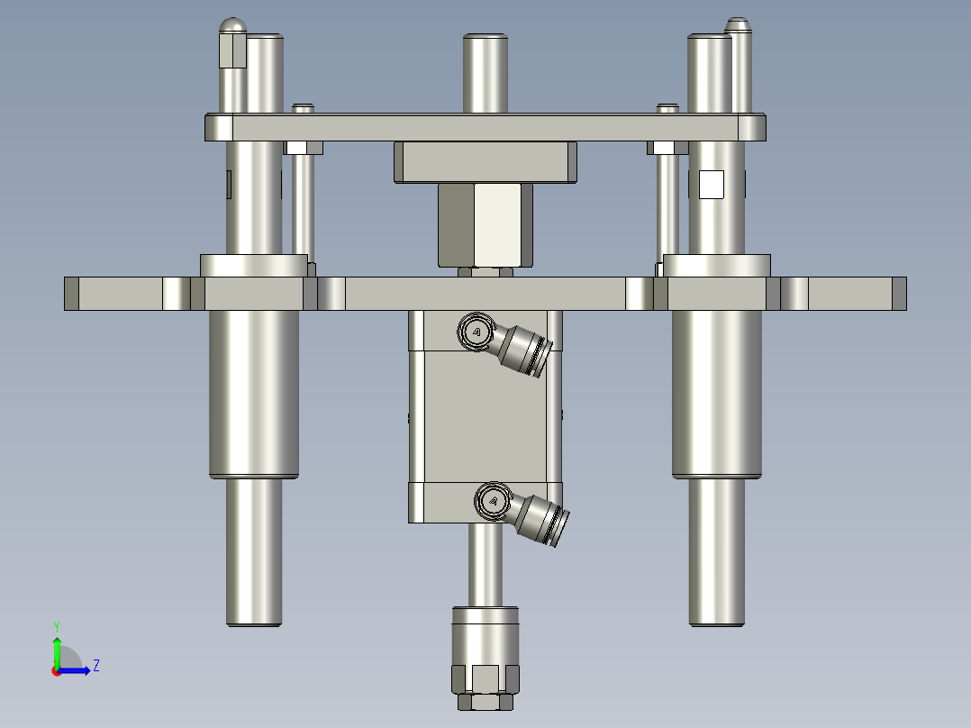 ZGD1V71FAEG-2000-顶升模组左视图