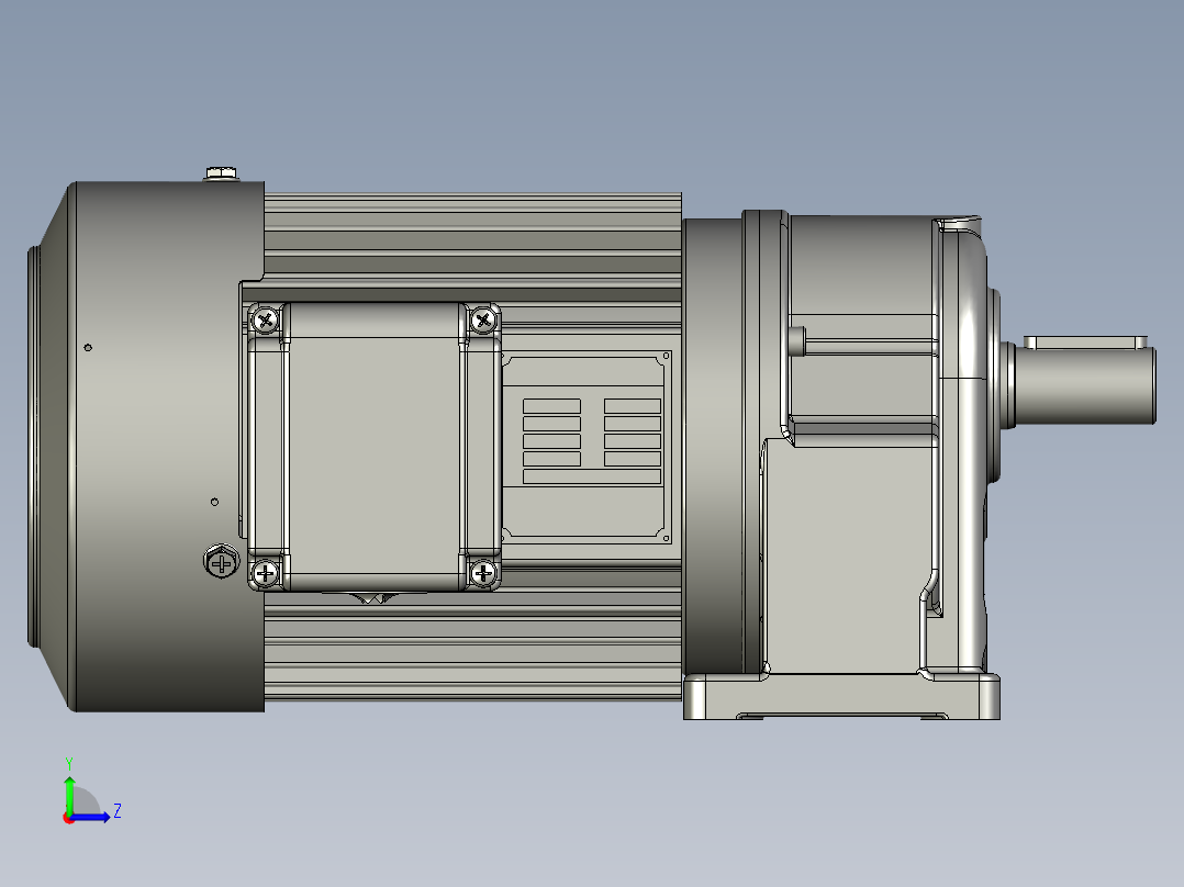 减速电机SH11-04A利明左视图