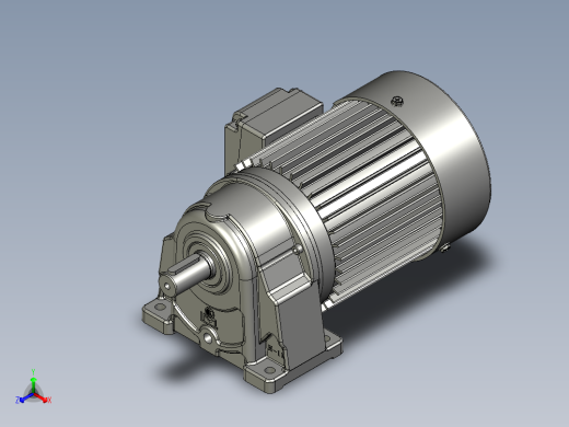 减速电机SH11-04A利明正等轴测缩略图