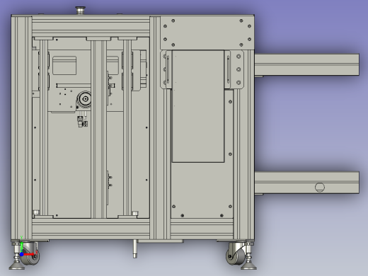 锂电池倍速链顶升平移装置前视缩略图