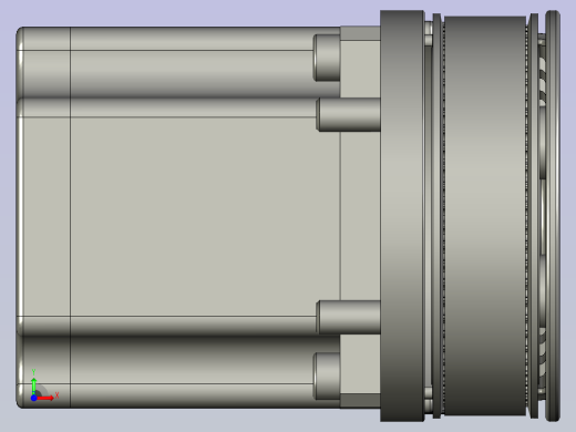 57步进电机减速1比3(MJ45)前视缩略图