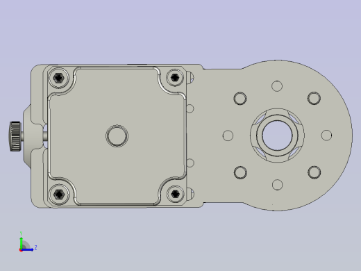57步进电机减速1比3(MJ45)左视缩略图