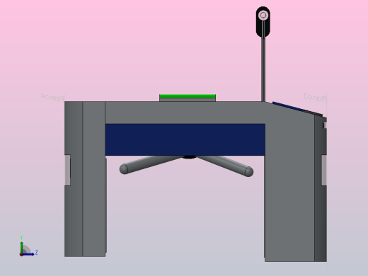 旋转栅门左视缩略图