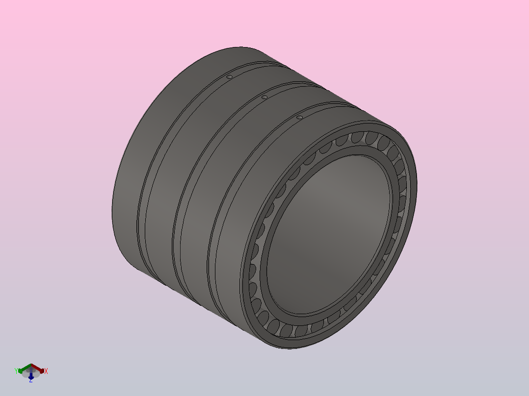 轧机用四列圆柱滚子轴承FCDP型_FCDP 100144530主视图