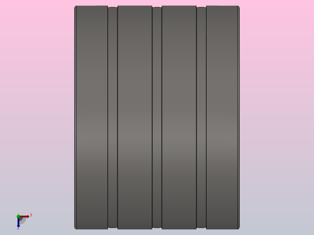轧机用四列圆柱滚子轴承FCDP型_FCDP 100144530前视图
