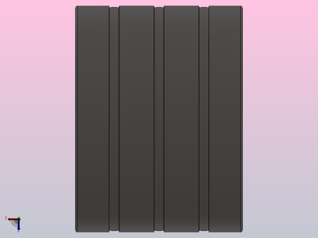 轧机用四列圆柱滚子轴承FCDP型_FCDP 100144530后视图