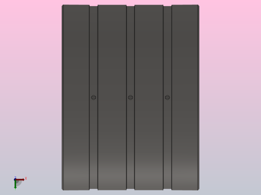 轧机用四列圆柱滚子轴承FCDP型_FCDP 100144530俯视缩略图