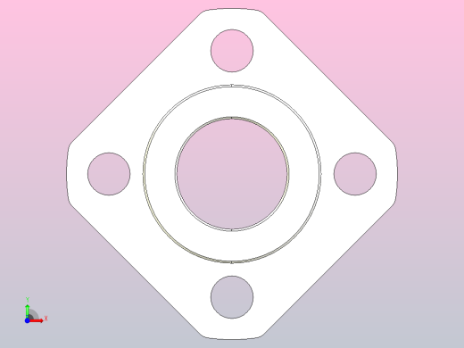 带扣环双轴承短型方型带座轴承[BHESB606ZZ-NAZ]前视缩略图