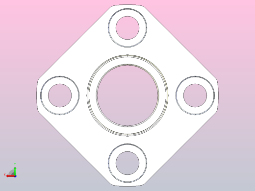 带扣环双轴承短型方型带座轴承[BHESB606ZZ-NAZ]后视缩略图