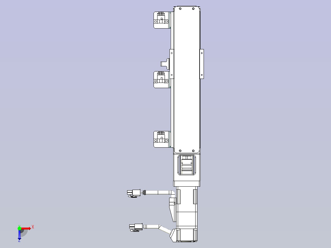 kk50-250A1-F0带MSMD5A2G1A电机俯视图