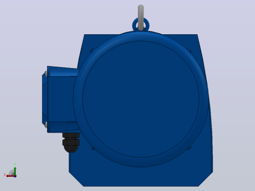 RF147法兰轴伸式安装斜齿轮减速机RF147-Y55-4P-250-M1-0°-Φ450后视缩略图