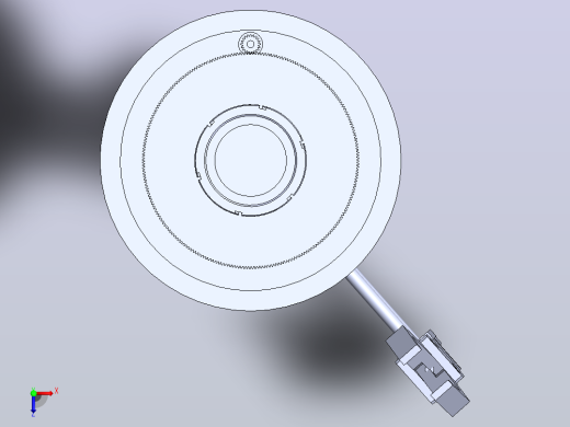 气动机械手设计【说明书+CAD+SOLIDWORKS+仿真】俯视缩略图