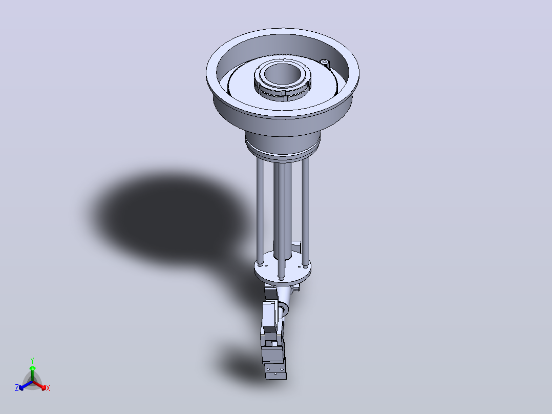 气动机械手设计【说明书+CAD+SOLIDWORKS+仿真】正等轴测图