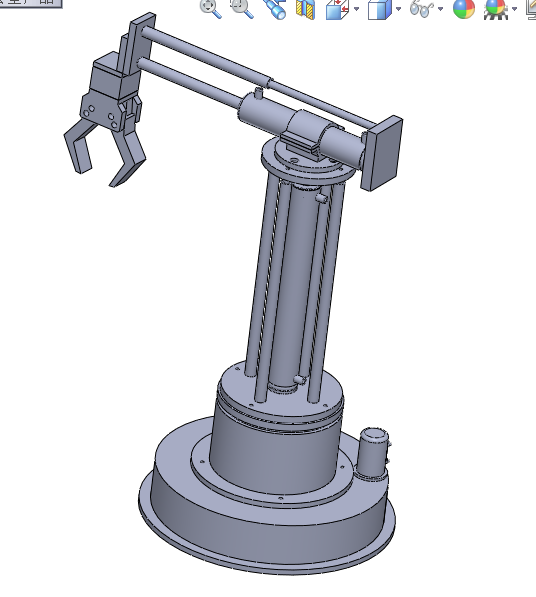 气动机械手设计【说明书+CAD+SOLIDWORKS+仿真】