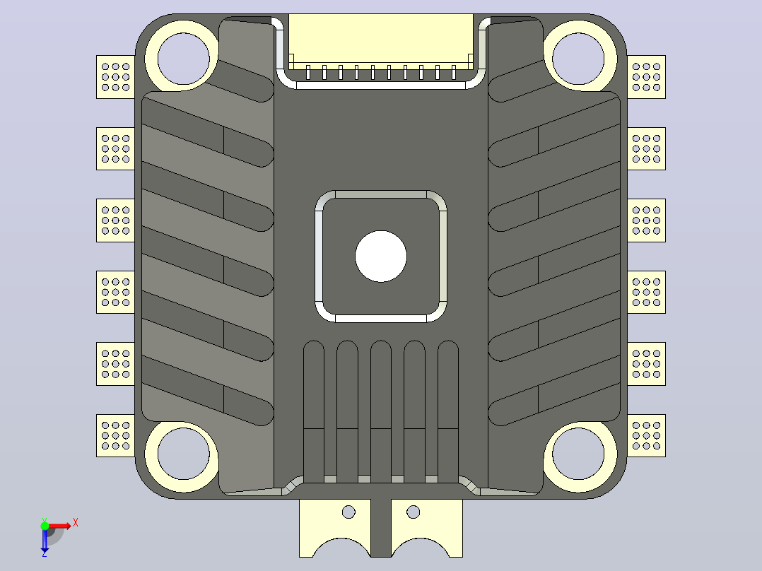 F55A Pro II 55A 3-6S AM32 4-IN-1 ESC w_ bec俯视图
