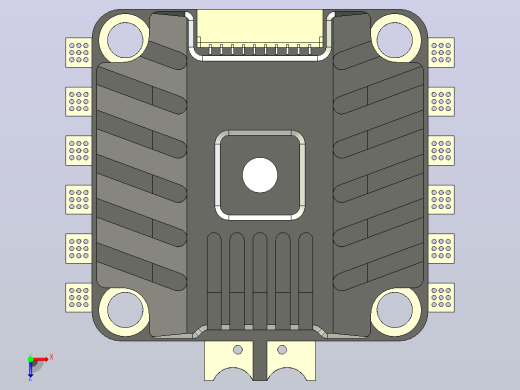 F55A Pro II 55A 3-6S AM32 4-IN-1 ESC w_ bec俯视缩略图