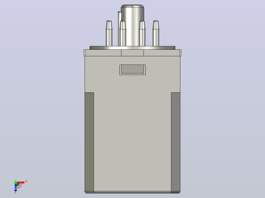JQX-10F_2Z电磁继电器三维模型202203俯视缩略图