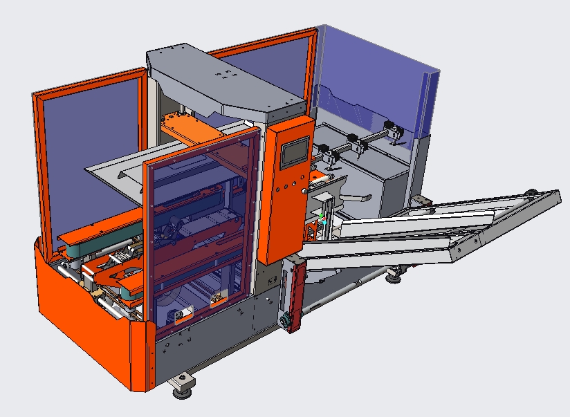 纸箱拆箱机3D图纸+Solidworks设计