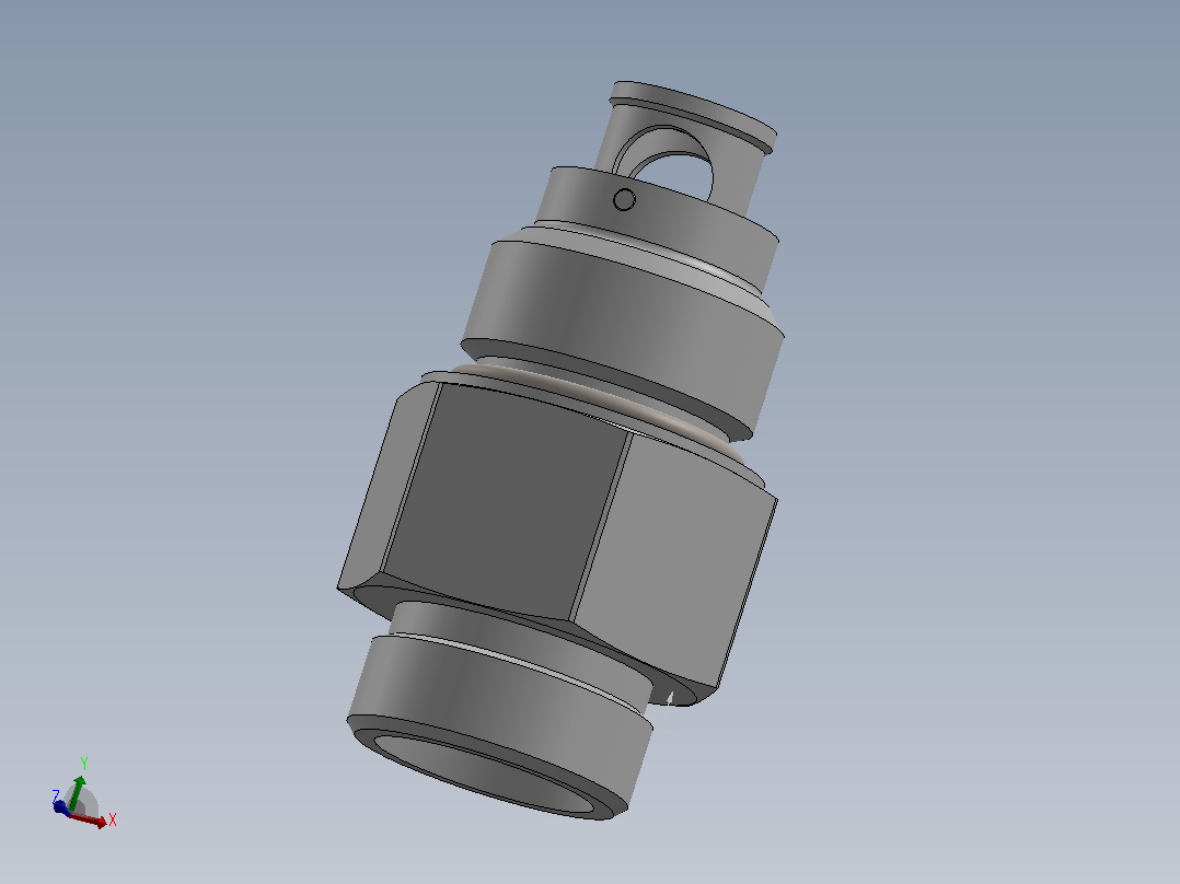 切断阀防爆阀主视图