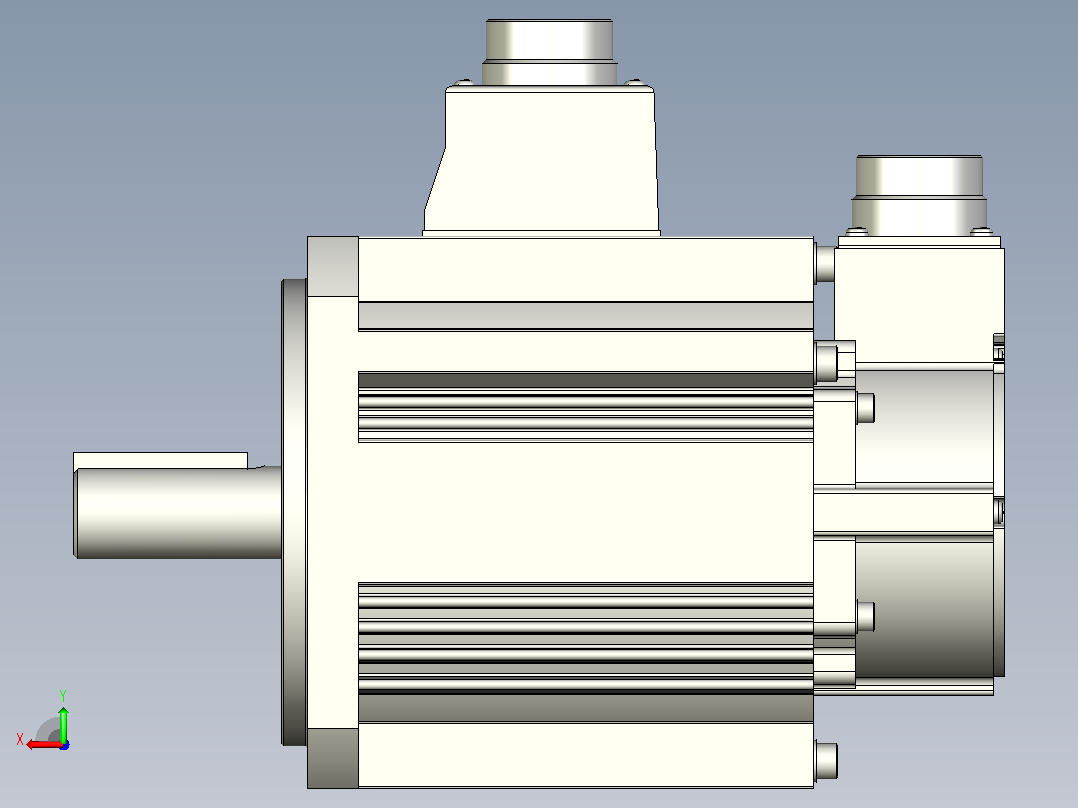 松下伺服电机-MDMF152L1H6M后视图