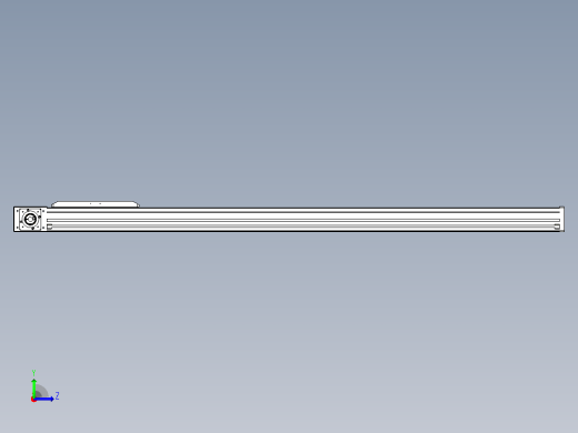 伺服电机集成皮带传动直线执行器TPA-OCB-120-224-L1650-DR-J90-N3左视缩略图