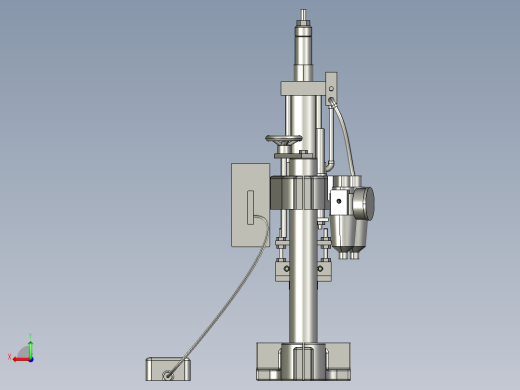 热压机3D模型后视缩略图