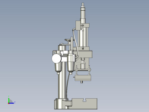热压机3D模型左视缩略图