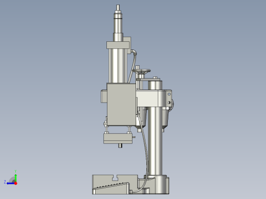 热压机3D模型右视缩略图