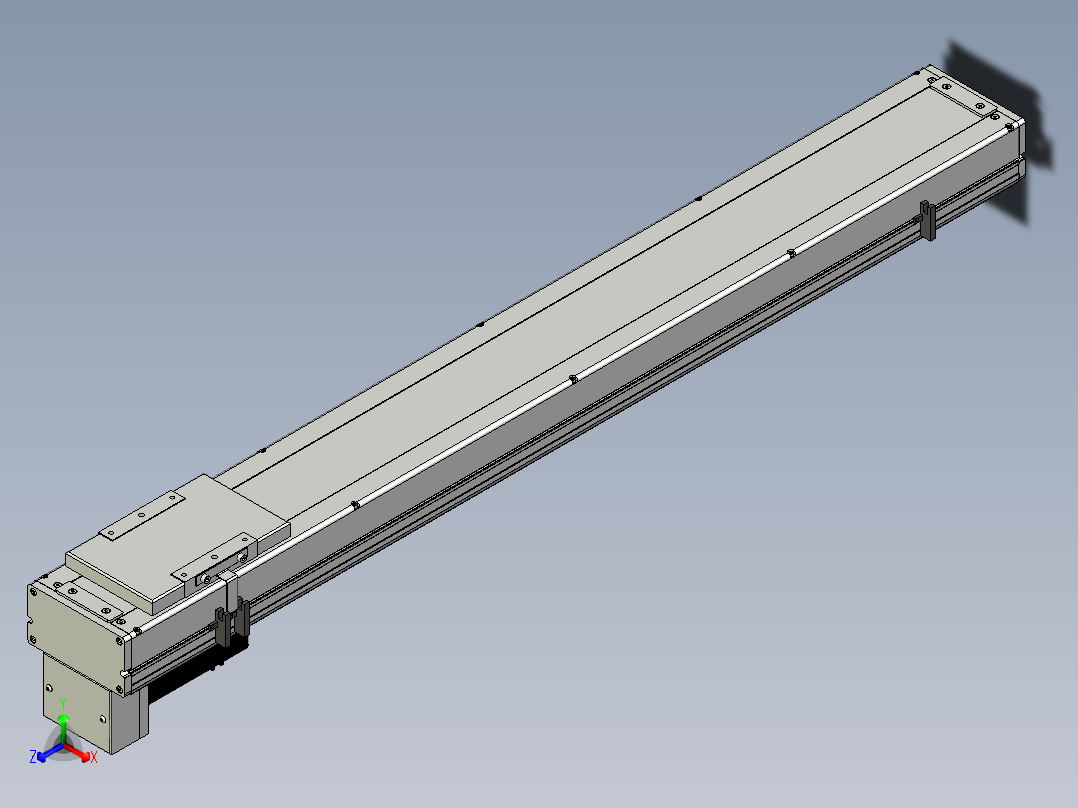 Toyo东佑达直线模组-ECH14-950-BM-400W+煞車主视图
