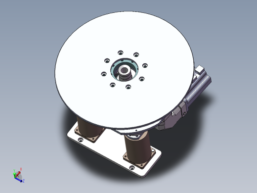 仓储物流二维码导航AGV内部结构顶升机构