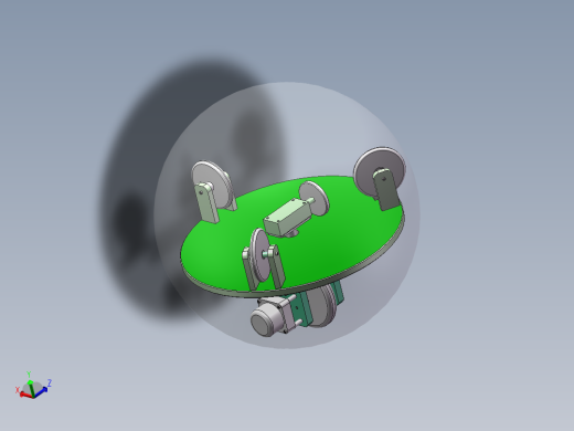 重心驱动式球形滚动机器人机械系统设计