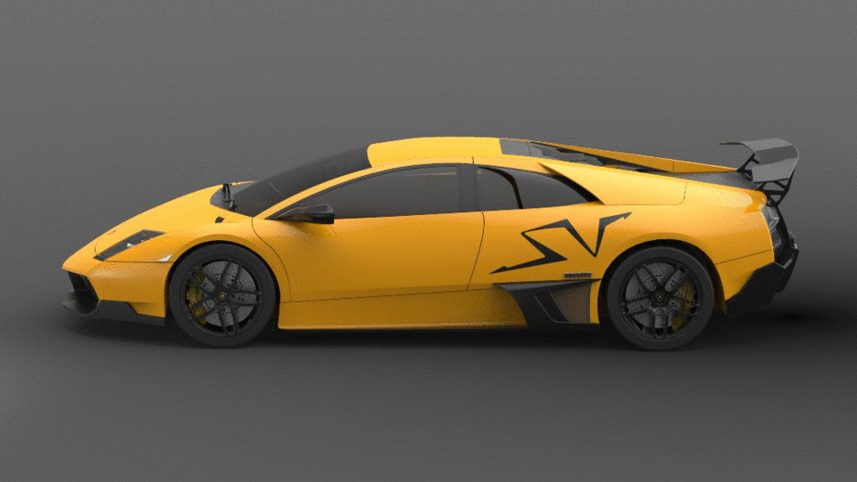 纳亚克兰博基尼迪伯罗莫西拉戈3d底盘