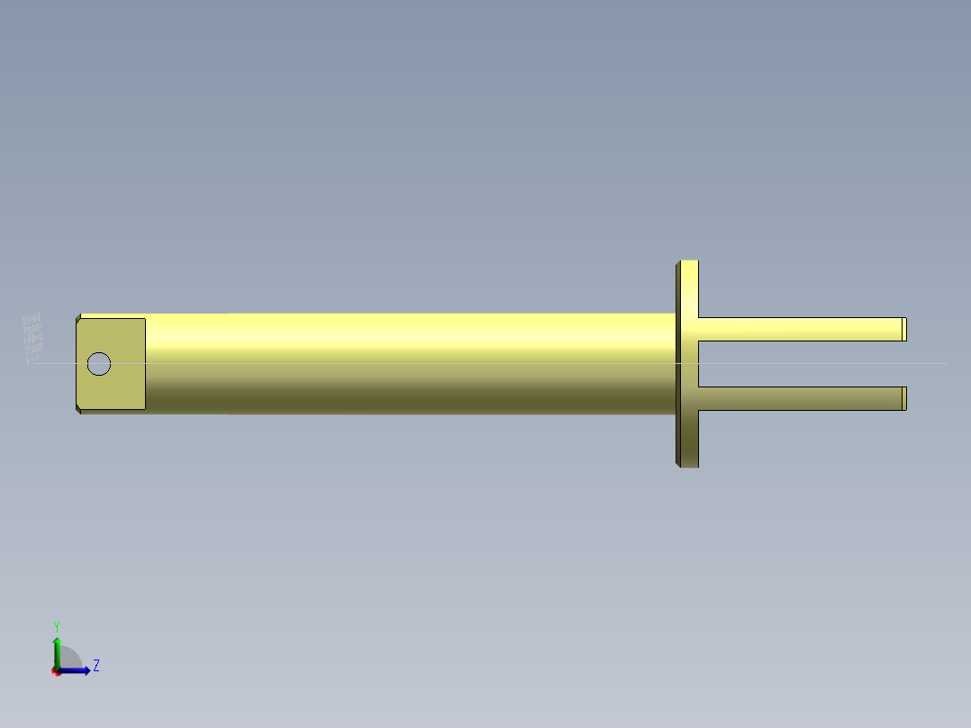 S18 输出轴左视图