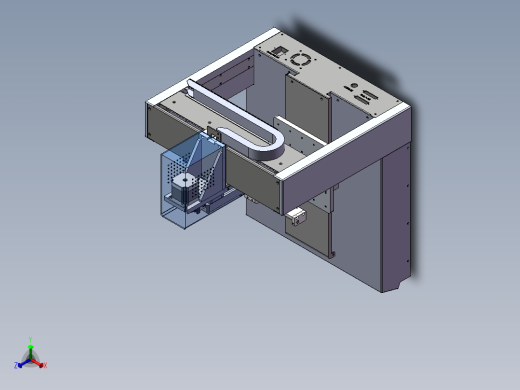300机三头焊锡机正等轴测缩略图