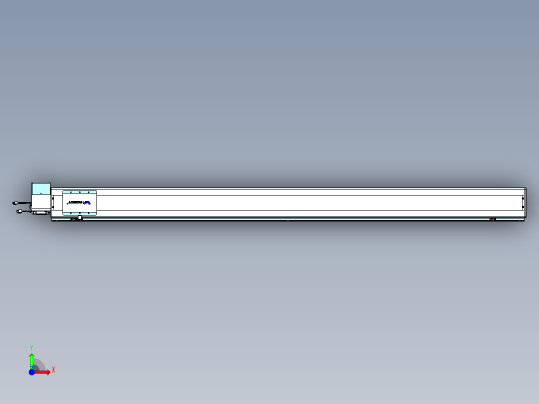 威洛博VBC同步带传动一无尘环境VBC14-L45-S1950-BRD-ZP75-C3前视图