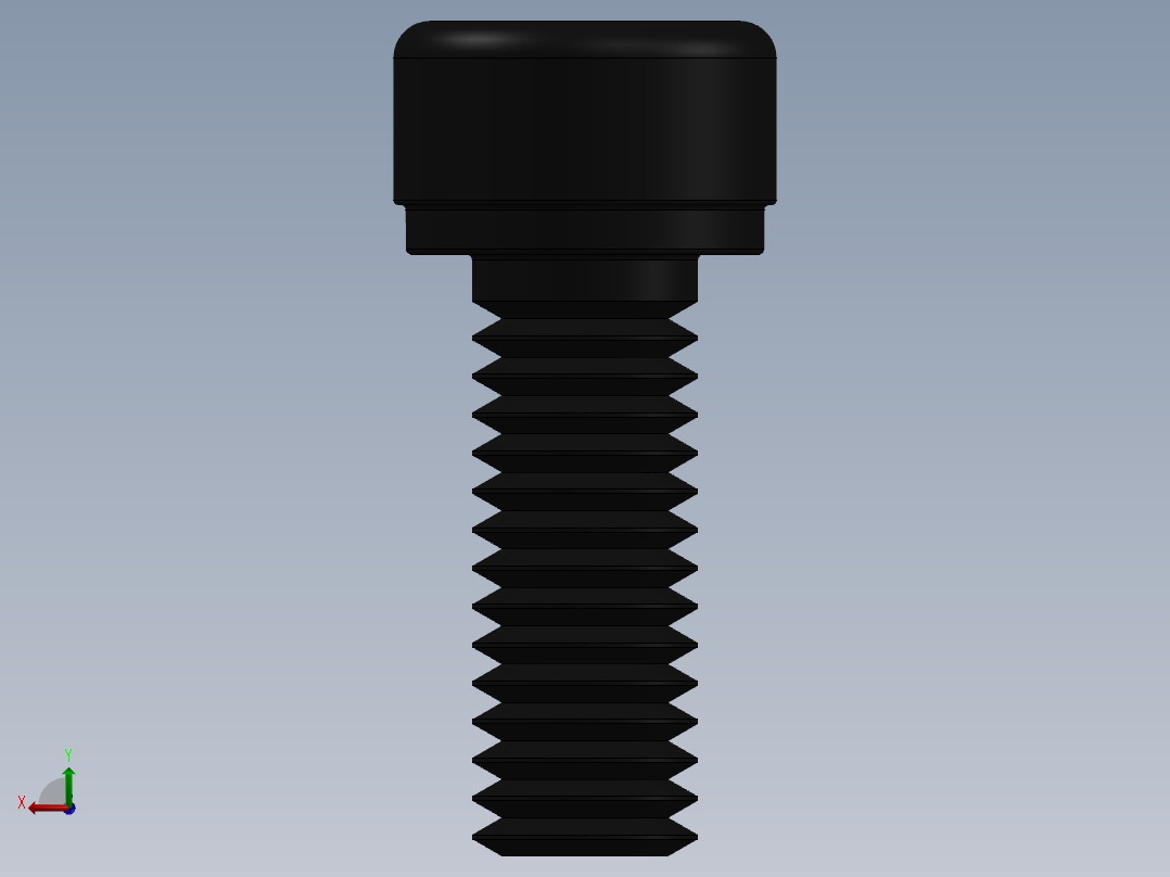 紧固件-No.10-32 Socked Head后视图