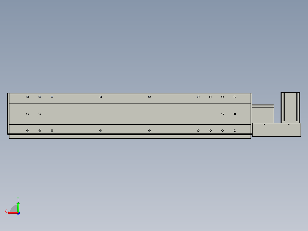 威洛博VBF17-S700-BL后视图