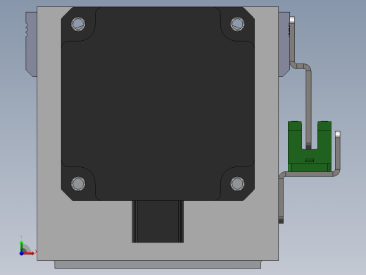 电动滑台模组SDM75直连模型 -（加长滑台）前视缩略图