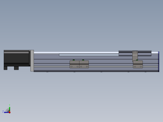 电动滑台模组SDM75直连模型 -（加长滑台）右视缩略图