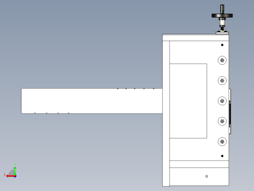 指板螺母开槽夹具后视缩略图