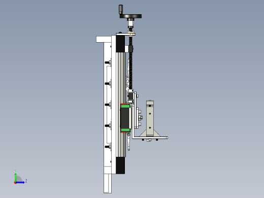 指板螺母开槽夹具左视缩略图