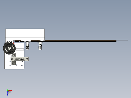 指板螺母开槽夹具俯视缩略图