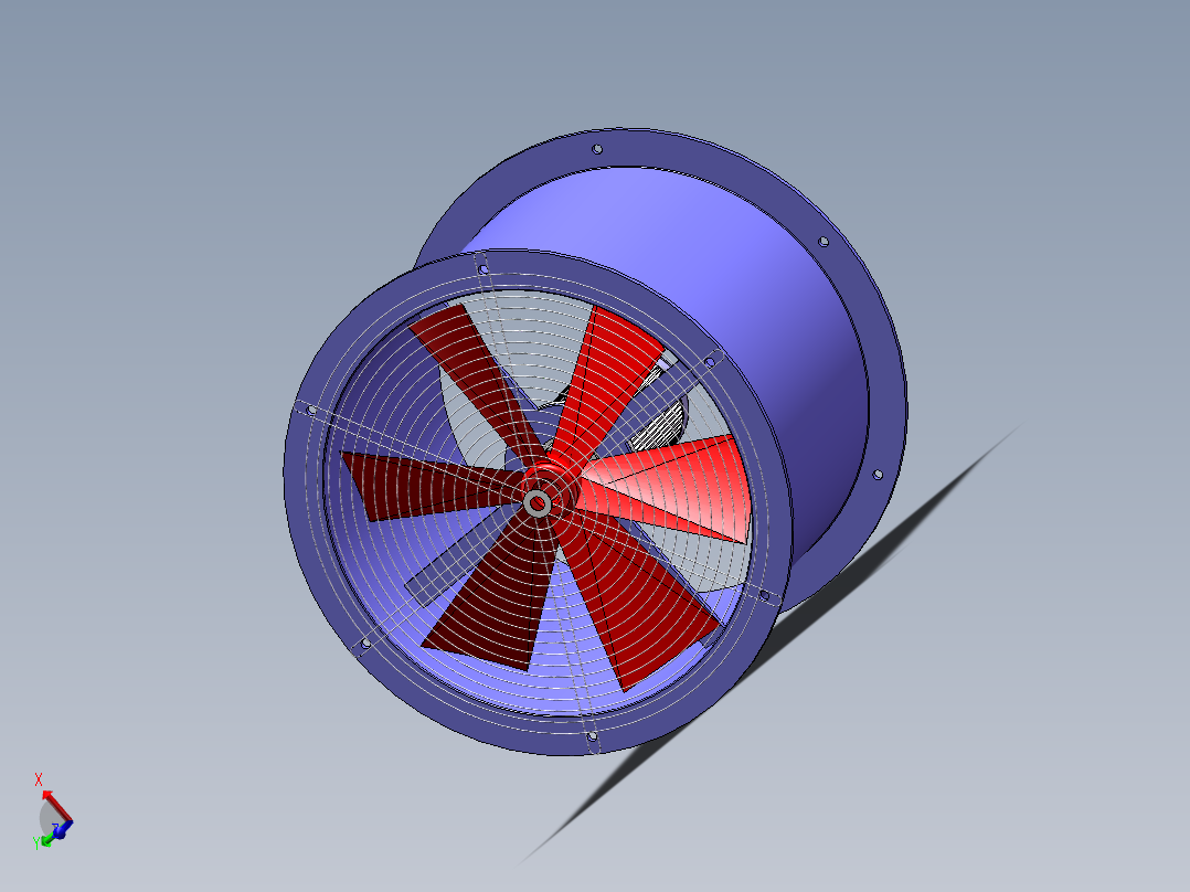 轴流风机模型10