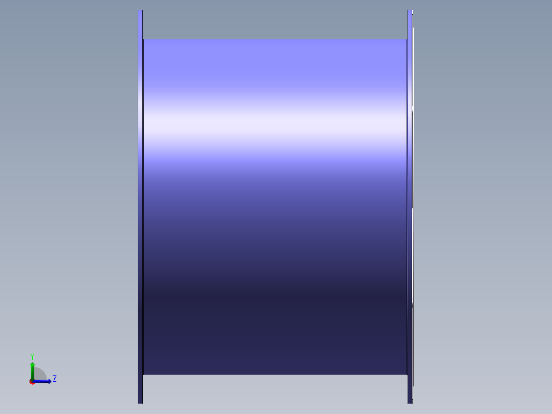 轴流风机模型10左视图
