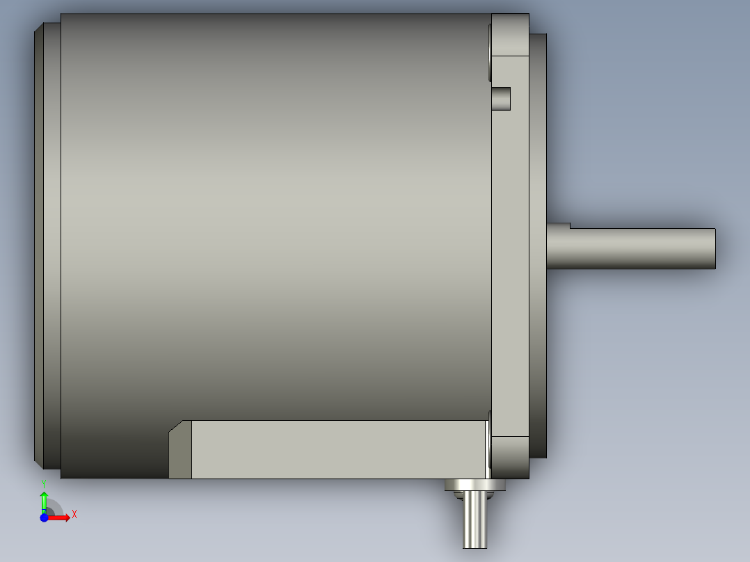 M8MX40S2YS微型齿轮调速马达前视图