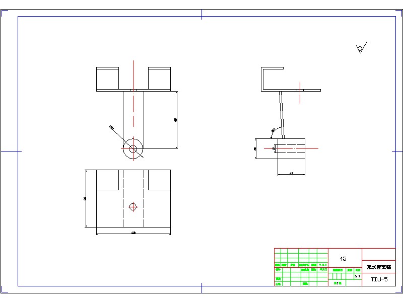 2G009--TDJ-1小型条带喷灌机喷头支架改进设计