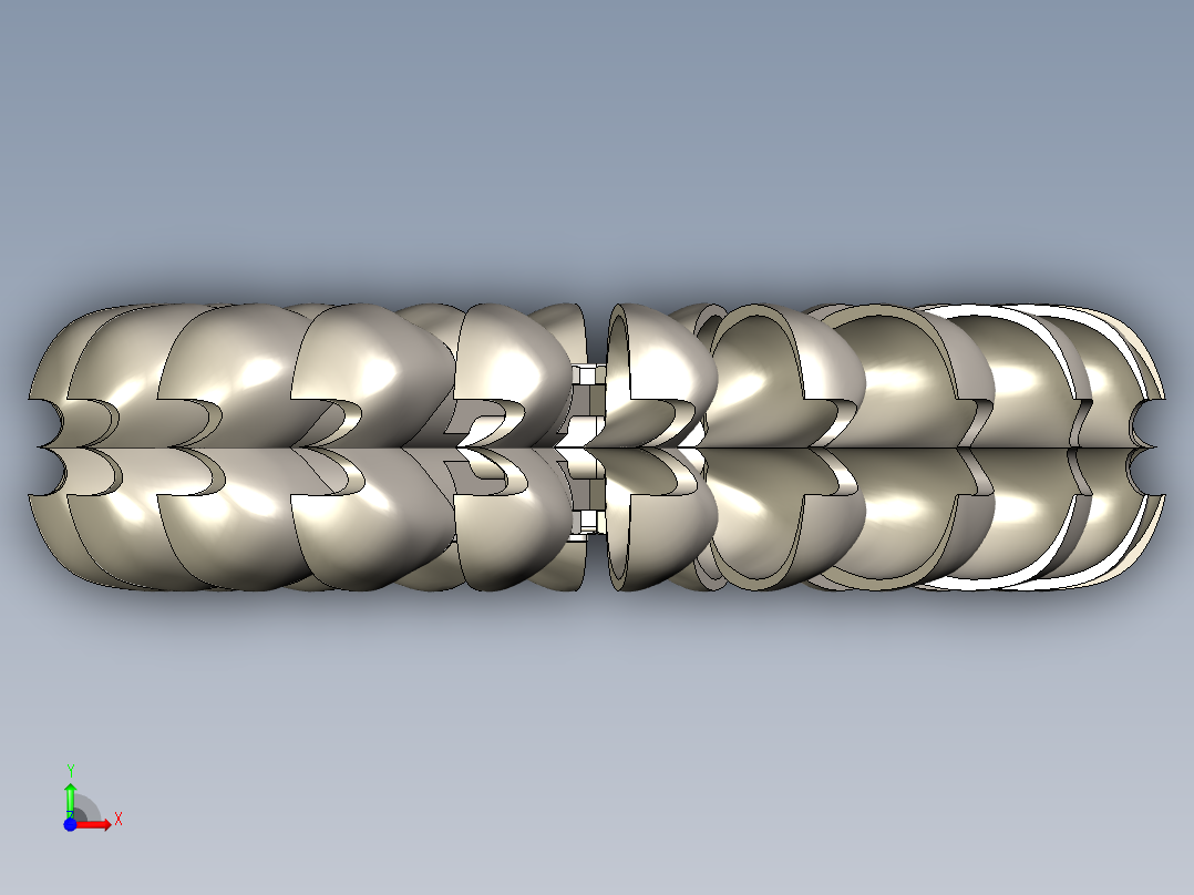 冲击式水斗轮3前视图