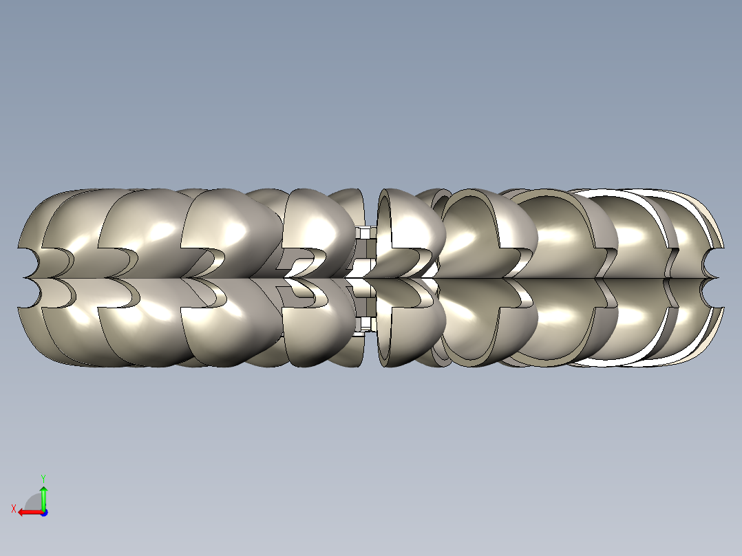 冲击式水斗轮3后视图
